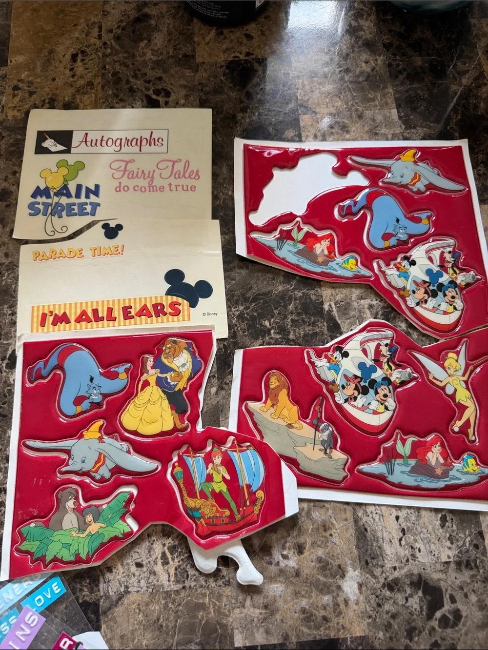 Misc Disney Scrapbook Stickers